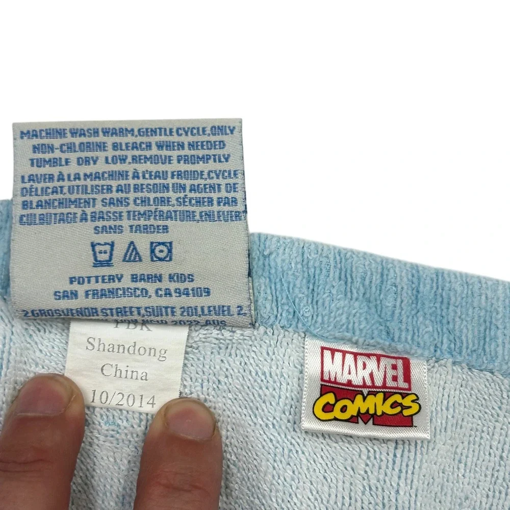 Pottery Barn Kids Marvel Avengers Beach Towel Personalized‎ Luke Superhero